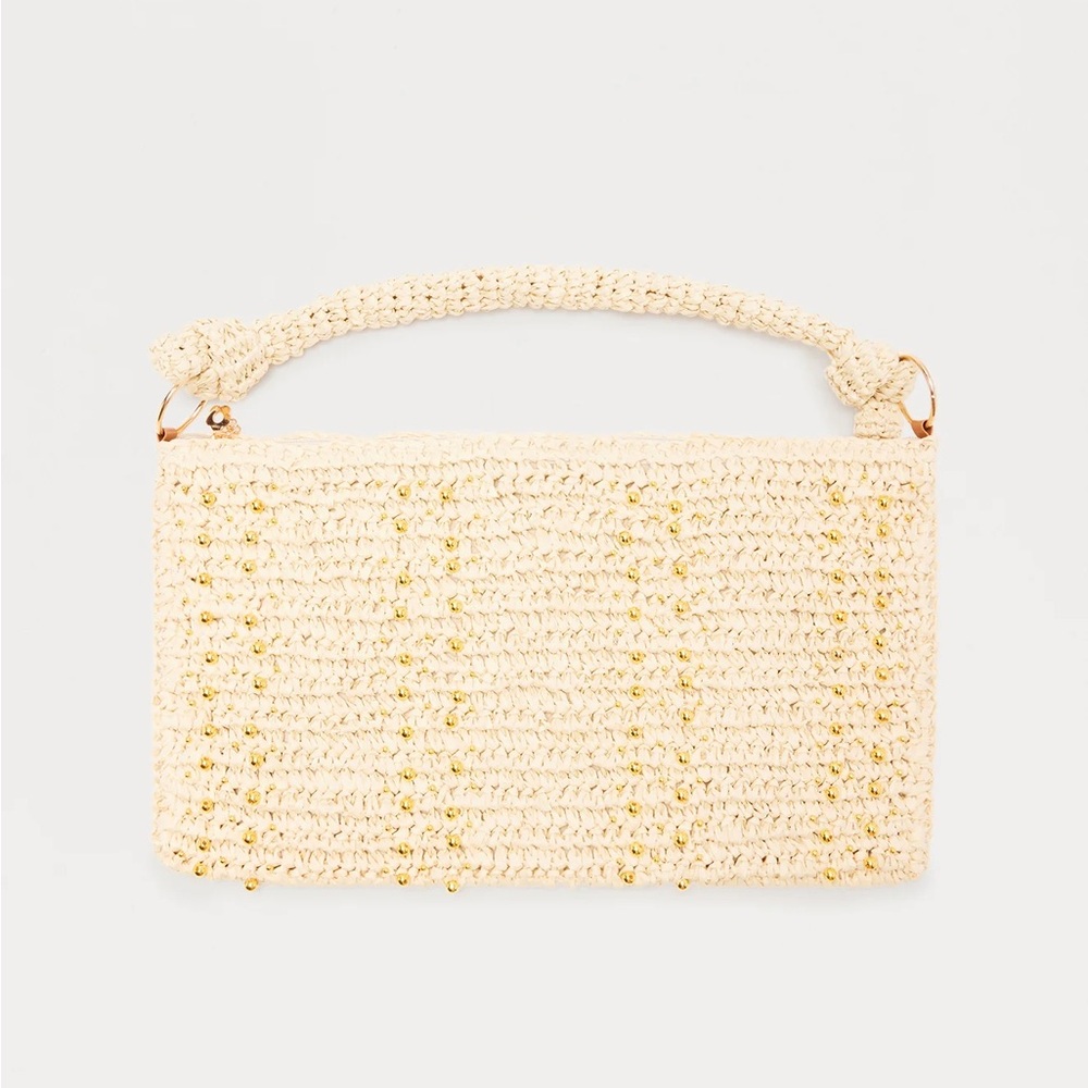 Fashion Nova Cream Paraiso Shoulder Bag - Natural/Combo
